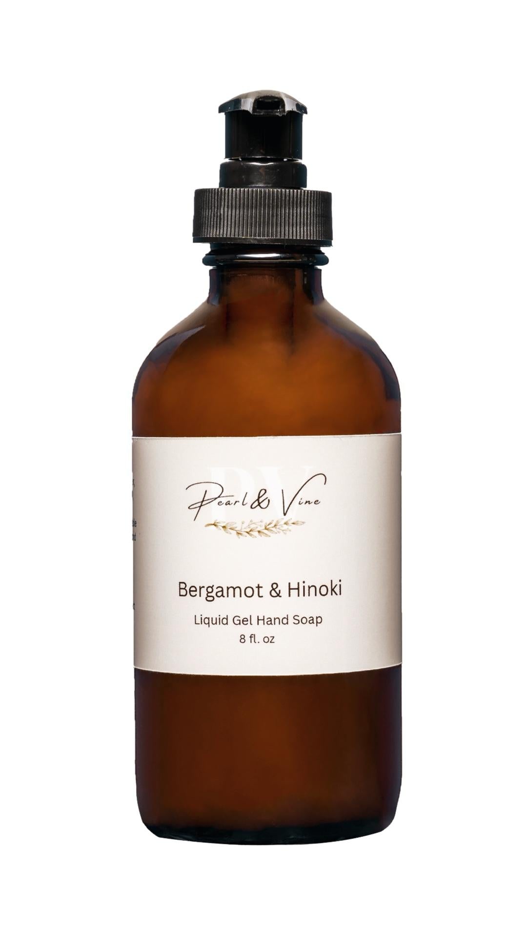 Bergamot & Hinoki 8oz Liquid Hand Soap