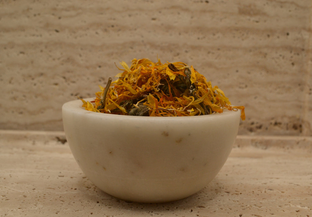 Healing Calendula Salve with Manuka Honey, Frankincense and Heather Flowers